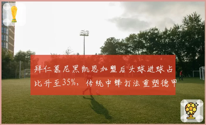 拜仁慕尼黑凯恩加盟后头球进球占比升至35%，传统中锋打法重塑德甲霸主进攻体系